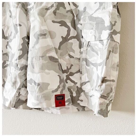 Foundry Men’s Shorts Flex Cargo Camo Belt - Picture 7 of 8